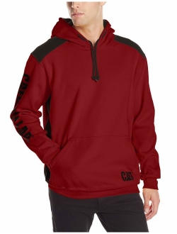 Men's Logo Panel Hooded Sweatshirt (Regular and Big Sizes)