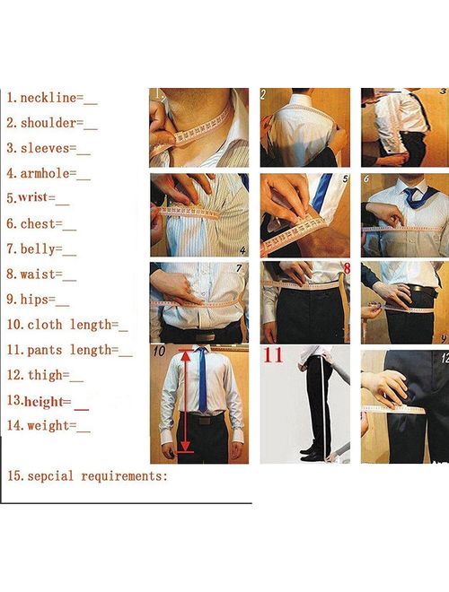 Zeattall Men's Shawl Lapel Slim Fit Suit 2 Pieces Groom Tuxedos Double-Breasted Blazer Prom Party Suits