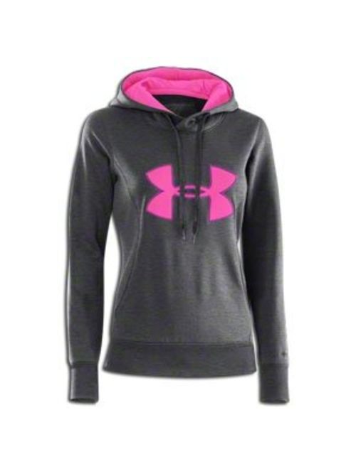 black and pink under armour sweatshirt