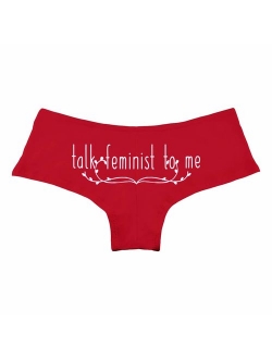 Decal Serpent Talk Feminist to Me Women's Boyshort Underwear Panties