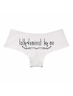 Decal Serpent Talk Feminist to Me Women's Boyshort Underwear Panties