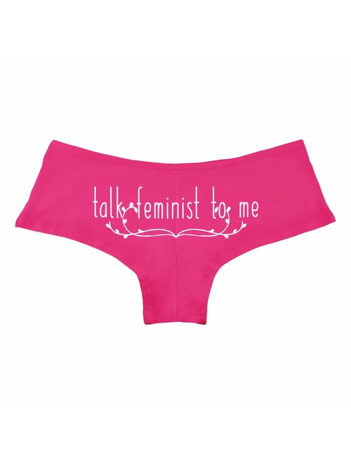 Decal Serpent Talk Feminist to Me Women's Boyshort Underwear Panties