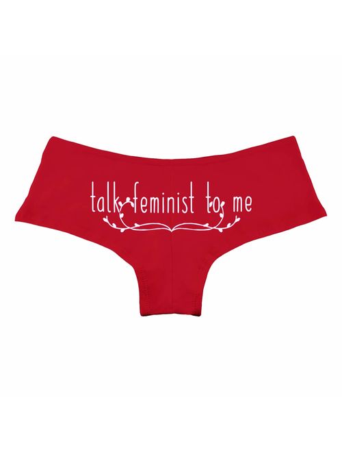 Decal Serpent Talk Feminist to Me Women's Boyshort Underwear Panties