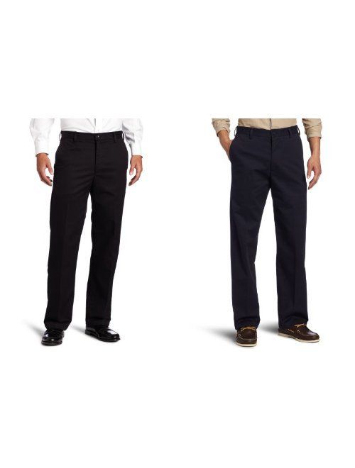 IZOD Men's American Chino Flat Front Straight Fit Pant