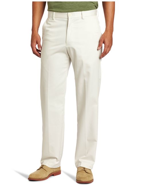 IZOD Men's American Chino Flat Front Straight Fit Pant