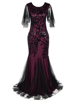 Buy YSMei Women's Off Shoulder Sequins Evening Dress Split Mermaid Prom  Gown Ypm464 online | Topofstyle