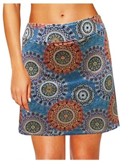 Shop Sky Blue & Tan Skort Products online.