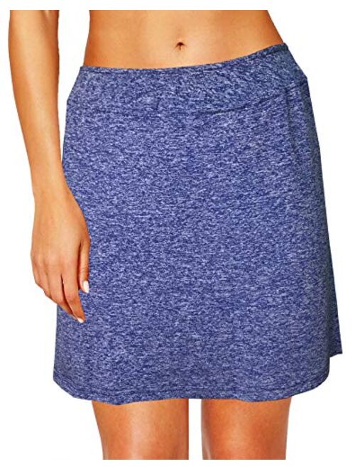 Oyamiki Women's Active Athletic Skort Lightweight Tennis Skirt Perfect for Running Training Sports Golf