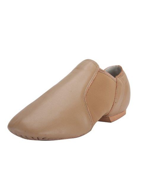 Linodes Leather Jazz Shoe Slip On for Girls and Boys (Toddler/Little Kid/Big Kid)