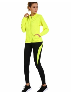 Active Wear Sets for Women -Workout Clothes Gym Wear TracksuitsYoga Jogging Track Outfit Legging Jacket 2 Pieces Set