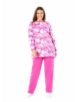 Woman Within Women's Plus Size Fleece Sweatsuit