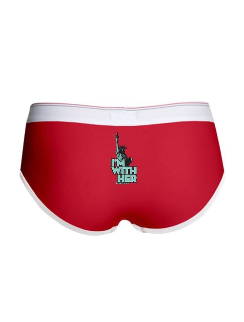 CafePress - Lady Liberty - Im with Her - Women's Boy Brief, Boyshort Panty Underwear with Novelty Design