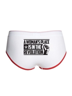 CafePress - Womans Place in Revolution - Women's Boy Brief, Boyshort Panty Underwear with Novelty Design