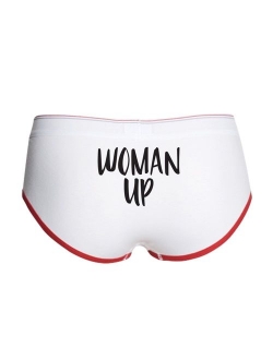 CafePress - Woman Up - Women's Boy Brief, Boyshort Panty Underwear with Novelty Design