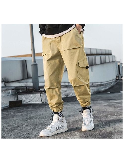 mens khaki cargo pants