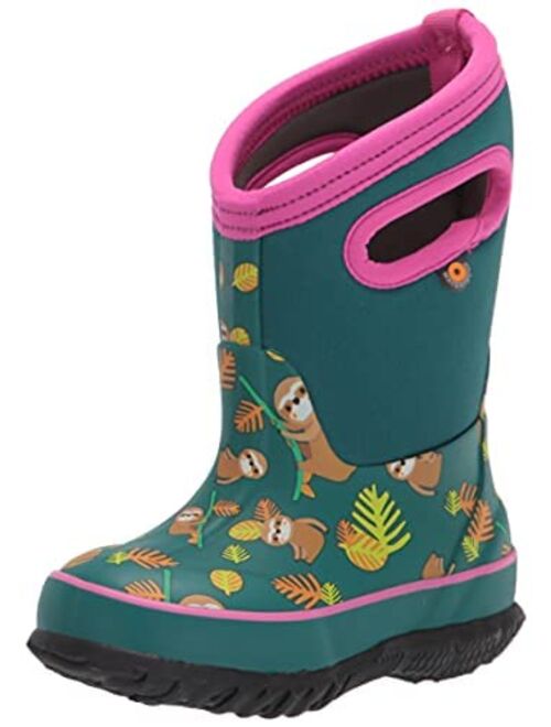 BOGS Kids' Classic High Waterproof Insulated Rubber Neoprene Rain Boot