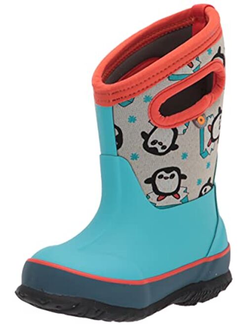 BOGS Kids' Classic High Waterproof Insulated Rubber Neoprene Rain Boot