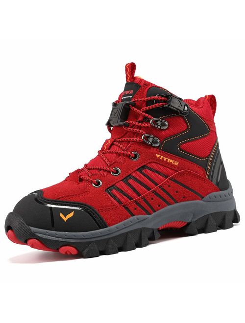 Littleplum Boys Snow Boots Winter Waterproof Antiskid Boots Hiking Outdoor Shoes for Kids(Toddler/Little Kid/Big Kid)