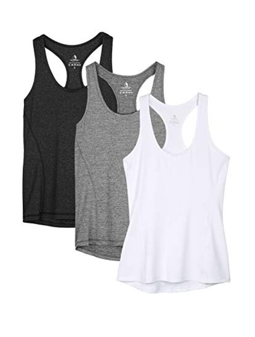 icyzone Workout Tank Tops Racerback Athletic Yoga Tops