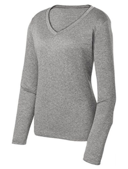 Animal Den Ladies Long Sleeve Moisture Wicking Athletic Shirts Sizes XS-4XL