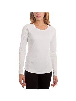 Vapor Apparel Women's UPF 50+ UV Moisture Wicking Sun Protection Outdoor Performance Long Sleeve T-Shirt