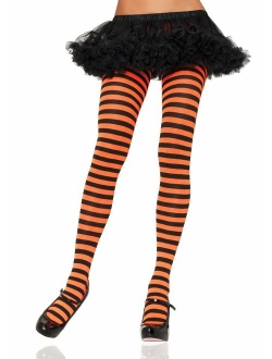 Women's Nylon Striped Tights