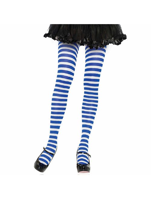 Leg Avenue Women's Nylon Striped Tights