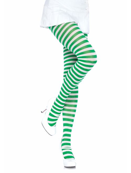 Leg Avenue Women's Nylon Striped Tights