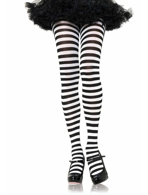 Leg Avenue Women's Nylon Striped Tights