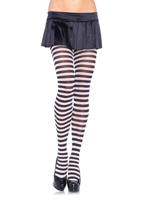 Leg Avenue Women's Nylon Striped Tights