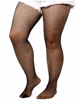 akiido High Waist Tights Fishnet Stockings Thigh High Stockings Pantyhose