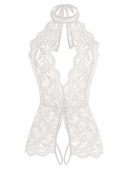 Ababoon Women One Piece Lingerie Lace Sexy Baby Dolls Teddy Sleepwear for Sex