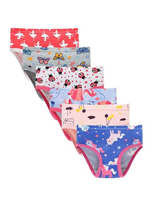 Boboking Baby Soft Cotton Underwear Little Girls'Briefs Toddler Undies