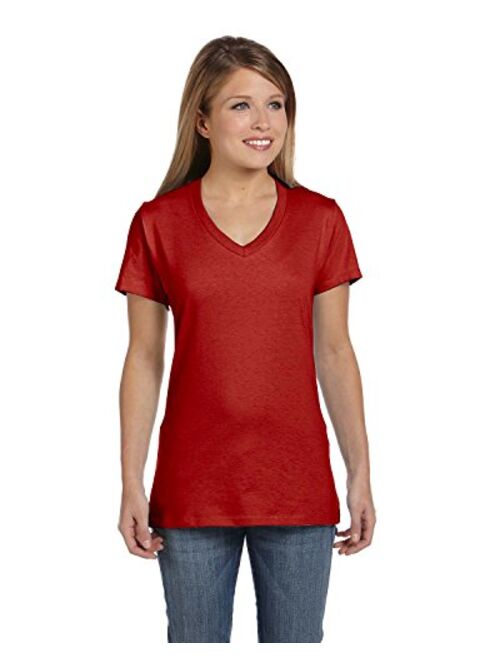 Hanes Women's Nano-T V-Neck T-Shirt