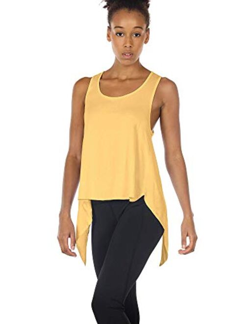 Buy icyzone Sexy Yoga Tops Workout Clothes Racerback Tank Top for