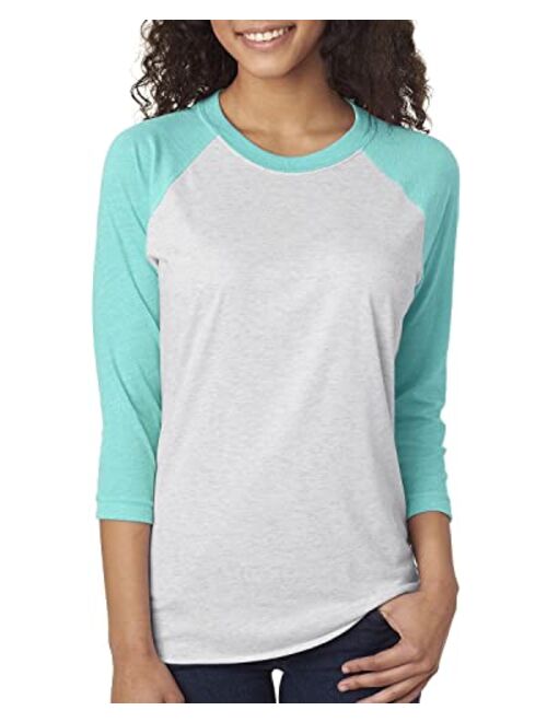 Next Level-Unisex Tri-Blend Three-Quarter Sleeve Raglan Tee-6051