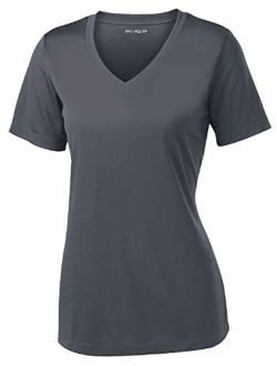 Women's Short Sleeve Moisture Wicking Athletic Shirts in Sizes XS-4XL