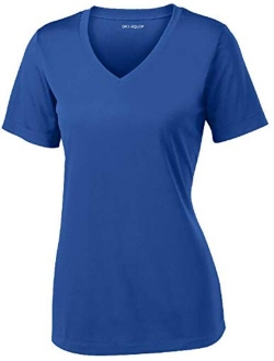 Women's Short Sleeve Moisture Wicking Athletic Shirts in Sizes XS-4XL