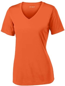 Women's Short Sleeve Moisture Wicking Athletic Shirts in Sizes XS-4XL