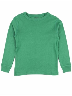 Long Sleeve Boys Girls Kids & Toddler T-Shirt 100% Cotton (2-14 Years) Variety of Colors