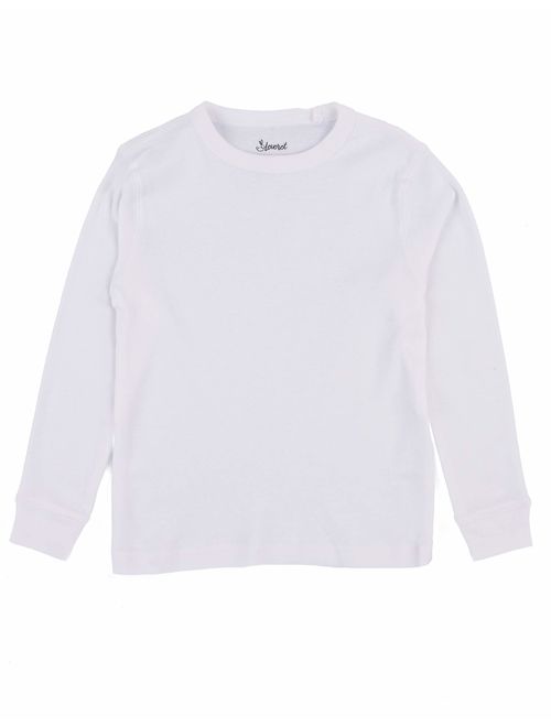 Leveret Long Sleeve Boys Girls Kids & Toddler T-Shirt 100% Cotton (2-14 Years) Variety of Colors