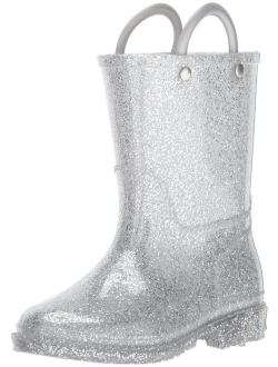 Girl's Glitter Waterproof Rain Boot