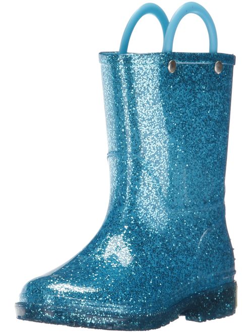 Western Chief Girl's Glitter Waterproof Rain Boot