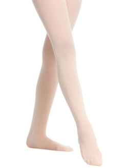 Girls' Microfiber Footed Tights