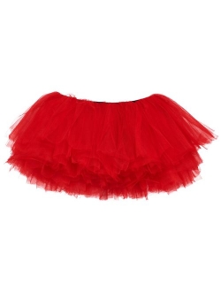 My Lello Little Girls 10-Layer Short Ballet Tulle Tutu Skirt (4 mo. - 3T)