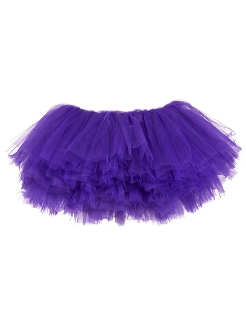 My Lello Little Girls 10-Layer Short Ballet Tulle Tutu Skirt (4 mo. - 3T)