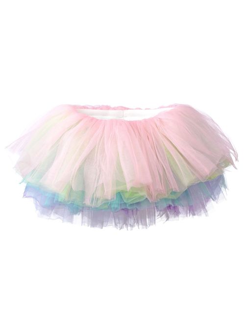 My Lello Little Girls 10-Layer Short Ballet Tulle Tutu Skirt (4 mo. - 3T)