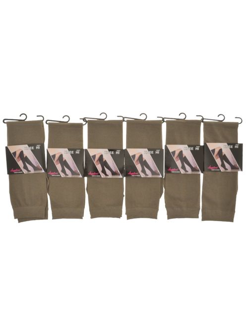 Angelina 70D Opaque Knee-High Trouser Socks (6-Pairs)