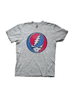 Ripple Junction Grateful Dead Adult Unisex Steal Your Face Vintage Light Weight Crew T-Shirt