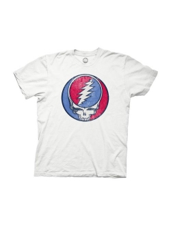 Ripple Junction Grateful Dead Adult Unisex Steal Your Face Vintage Light Weight Crew T-Shirt